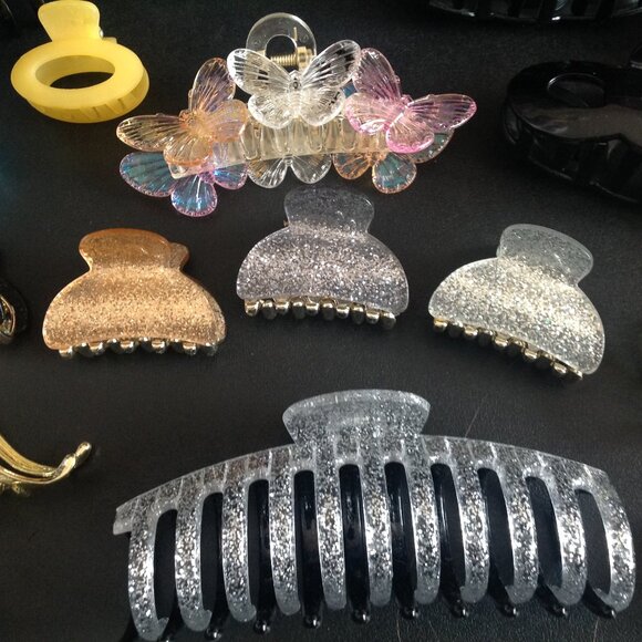 Retro Lot of 47 Hair Claws - Picture 8 of 8